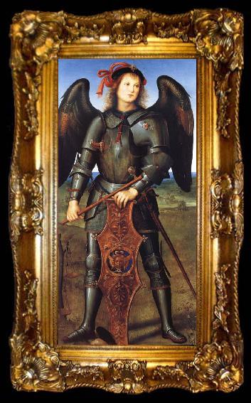 framed  Pietro Perugino The Archangel Michael, ta009-2